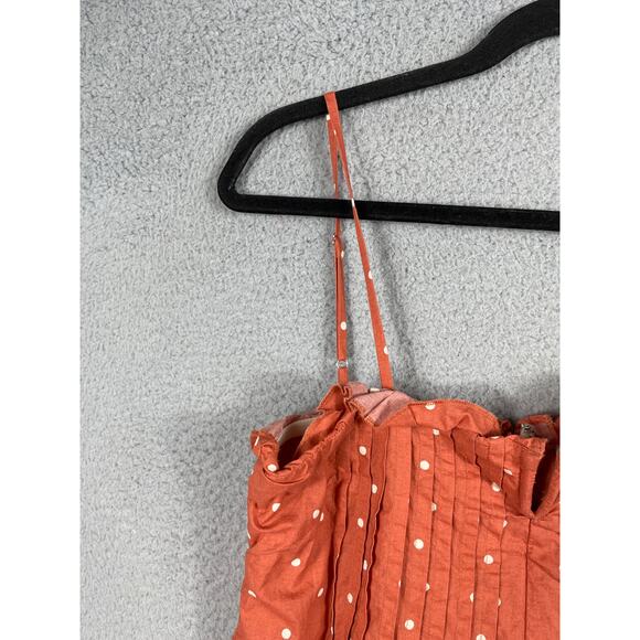 Madewell Womens Size 2 Pintuck Cami Dress Polka Dot - Picture 8 of 10